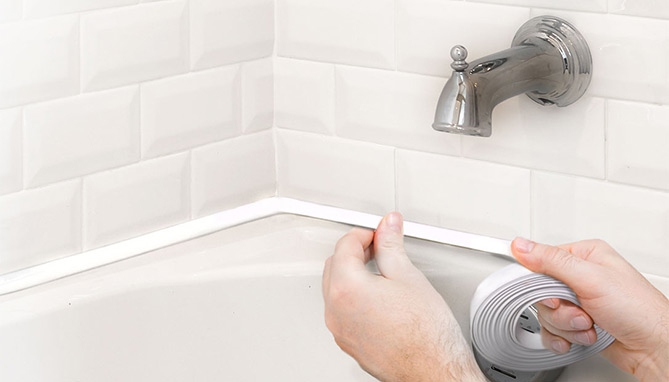 Picture 2 of 2pk Caulking Tape Set of Two: Just Peel and Stick