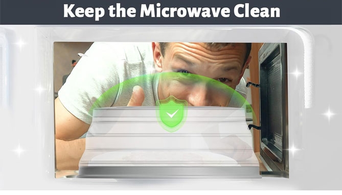 Picture 2 of Magnetic and Collapsible Microwave Splatter Guard