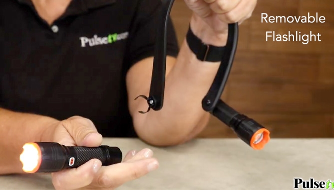 Picture 4 of Dual Detachable 400 Lumen Rechargeable Head, Neck & Flashlight