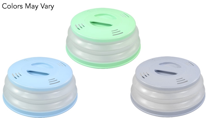 Picture 6 of Magnetic and Collapsible Microwave Splatter Guard