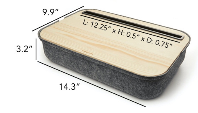 Picture 4 of Wooden iBed Lap Desk w/ Storage by Kikkerland