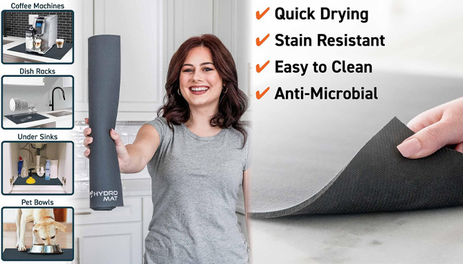 HydroMat: Ultra Absorbent Quick Dry Mat - PulseTV