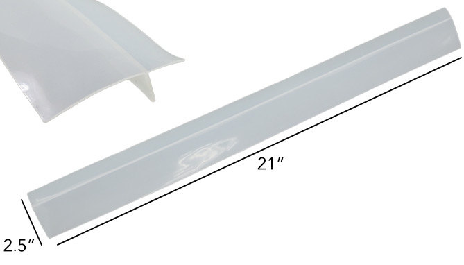 Picture 3 of Clear Silicone Oven Seam Protectors: Set of 2