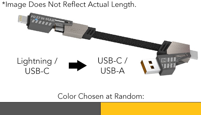 Picture 3 of Transforming 4-in-1 Charge and Sync Cable: 6ft
