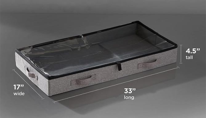 Picture 5 of Deluxe Under Bed Storage Containers Set of 2