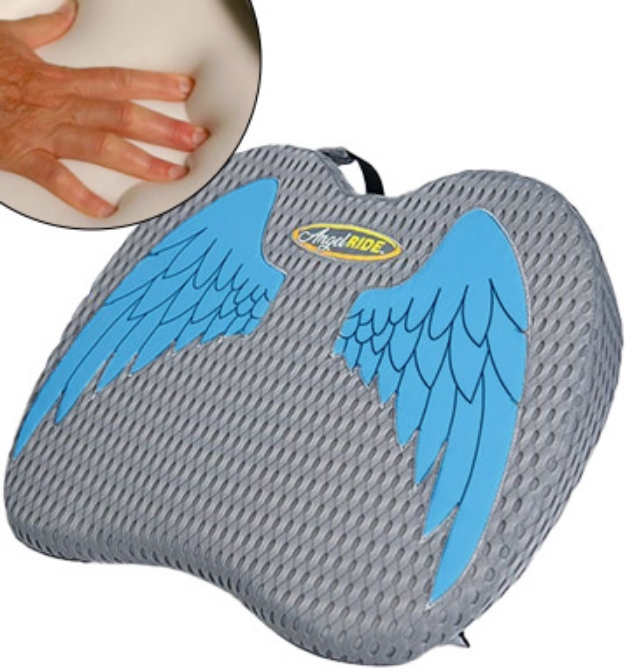 Picture 1 of AngelRide Seat, Spine &amp; Back Support - Deluxe Blue Wing Edition
