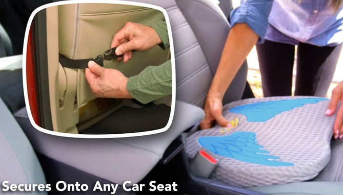 Picture 3 of AngelRide Seat, Spine &amp; Back Support - Deluxe Blue Wing Edition