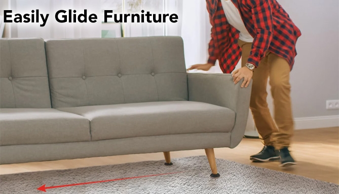 Picture 2 of Furniture Sliders - Move Heavy Furniture and Protect Your Floors (16 Pack)