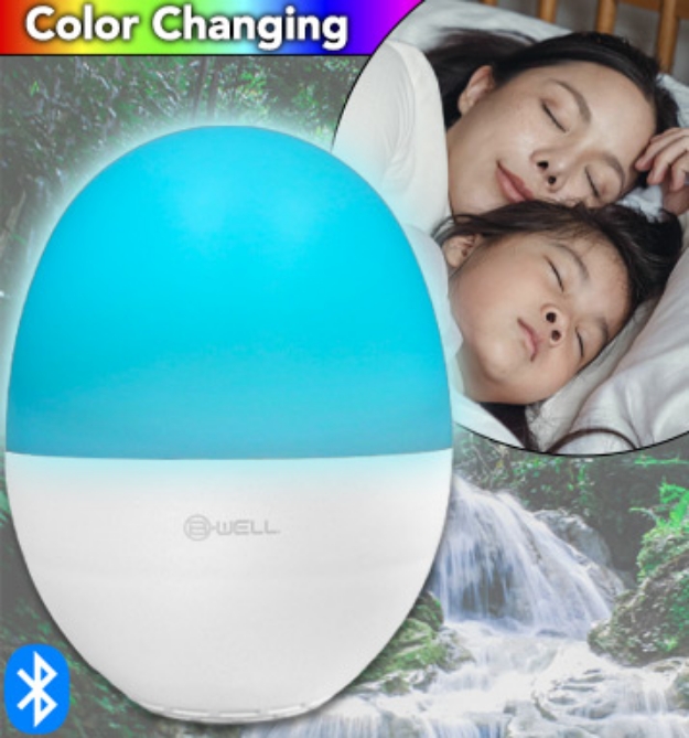 Picture 1 of Bluetooth Sleep Sound Machine with Night Light    