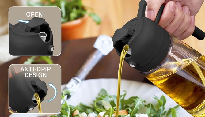 Picture 2 of 2-In-1 Oil Dispenser For Cooking