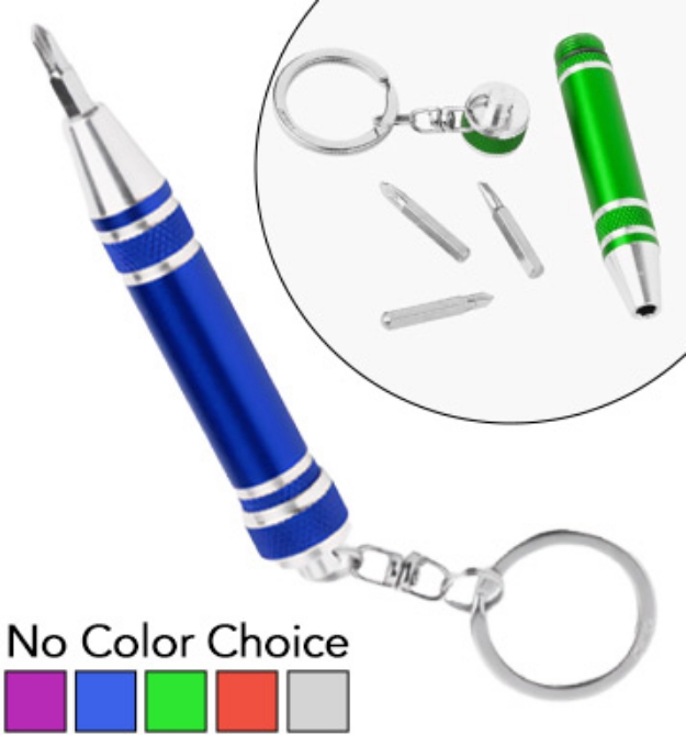 Picture 1 of On The Go 3-in-1 Multi-Tool Keychain 