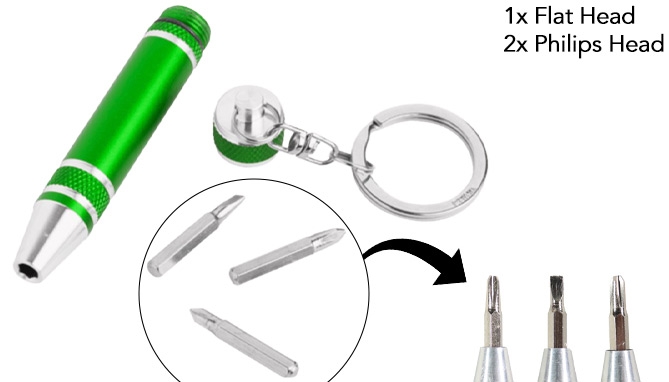 Picture 3 of On The Go 3-in-1 Multi-Tool Keychain 
