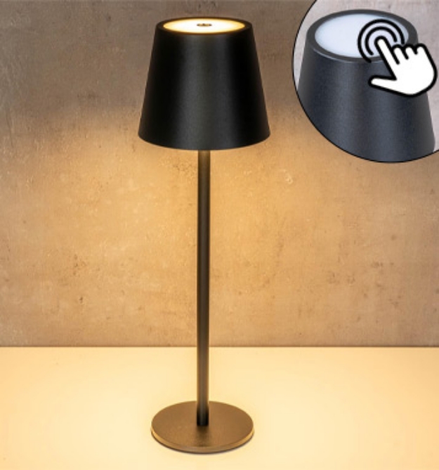 Picture 1 of Modern Touch Activated Table Lamp With Dimmer Function