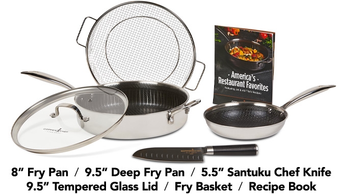 Picture 5 of Copper Chef Titan Tri-Ply Pans: 6pc Hybrid Cookware Set 