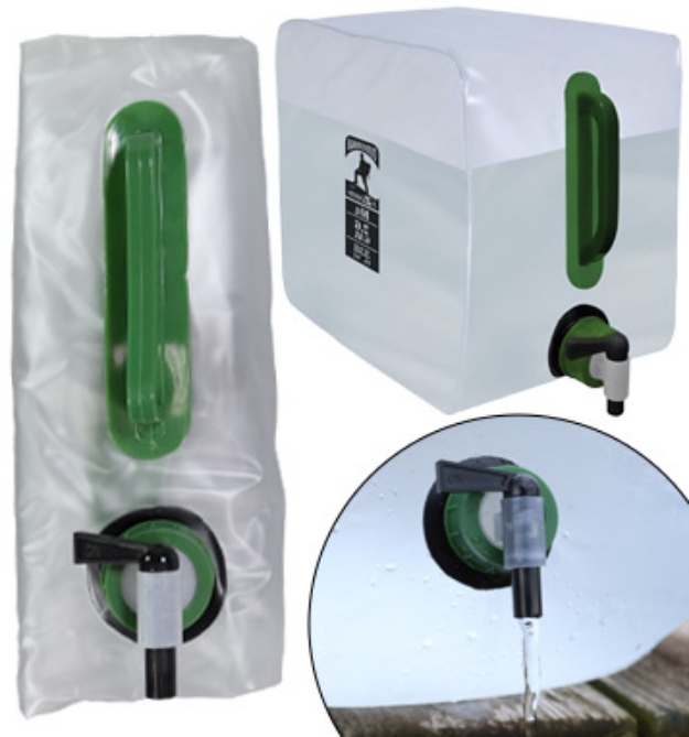 Picture 1 of 20L Collapsible Water Carrier with Easy Pour Spigot