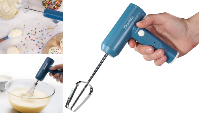 Picture 2 of BlendMix Cordless Mini Hand Mixer and Beater