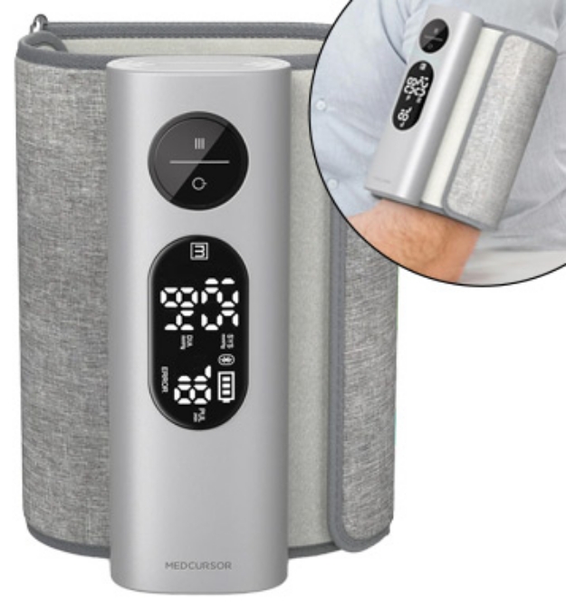 Picture 1 of Portable Upper Arm Smart Blood Pressure Monitor 