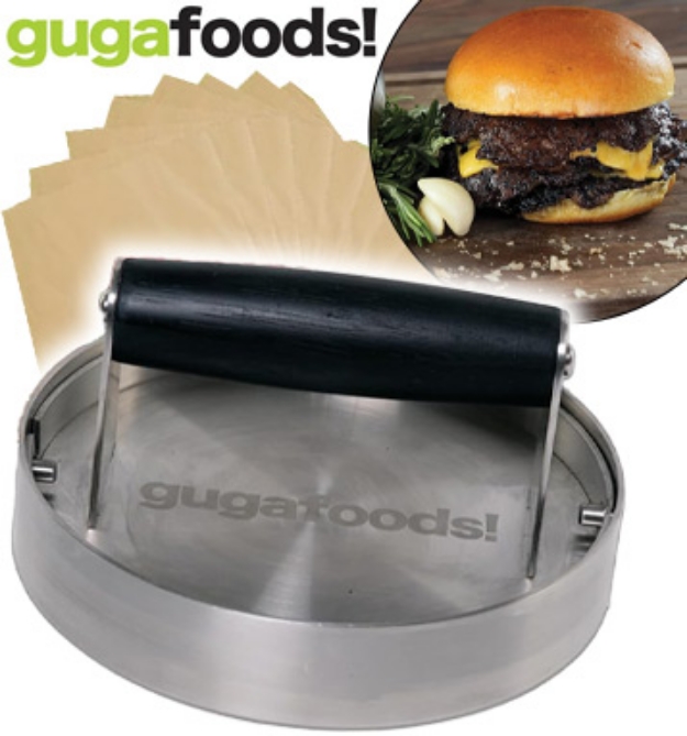 Picture 1 of 3-in-1 Adjustable Burger Press Kit by Guga Foods
