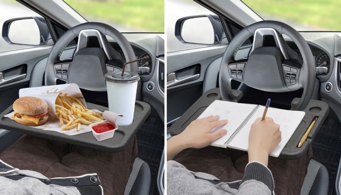 Picture 4 of Auto Travel Tray - Use as a Desk or Tray Table 