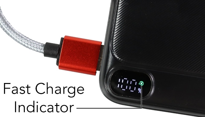 Picture 3 of Fast-Charging 10K Power Bank with Digital Display