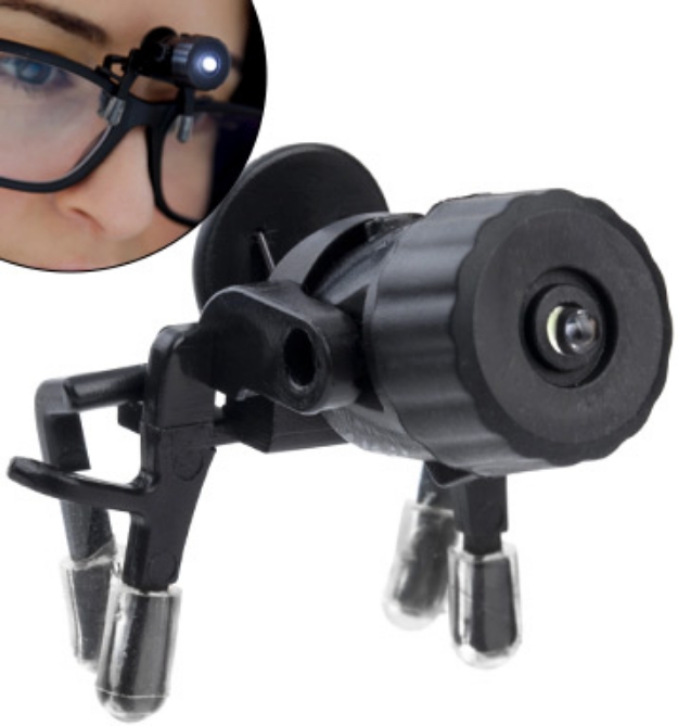 Picture 1 of Kikkerland Clip On LED Light For Reading, Crafts, DIY, And More 