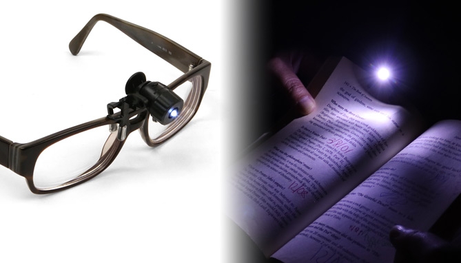 Picture 3 of Kikkerland Clip On LED Light For Reading, Crafts, DIY, And More 