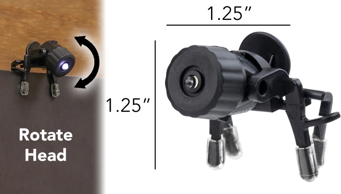 Picture 4 of Kikkerland Clip On LED Light For Reading, Crafts, DIY, And More 