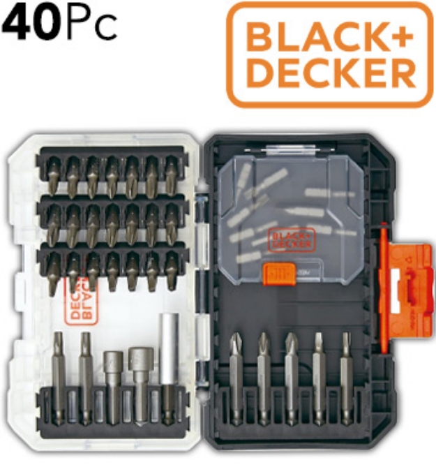 Picture 1 of 40 Piece Screwdriving Bit Set   