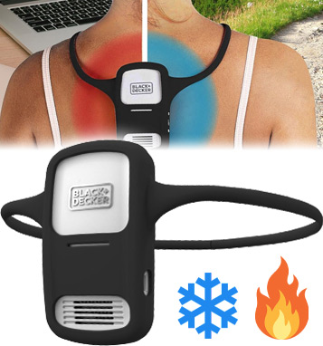 Picture 1 of InstaClimate Cordless Wearable Heating And Cooling Device      