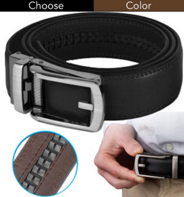 Picture 1 of The Perfect Fit No-Hole Ratcheting Belt