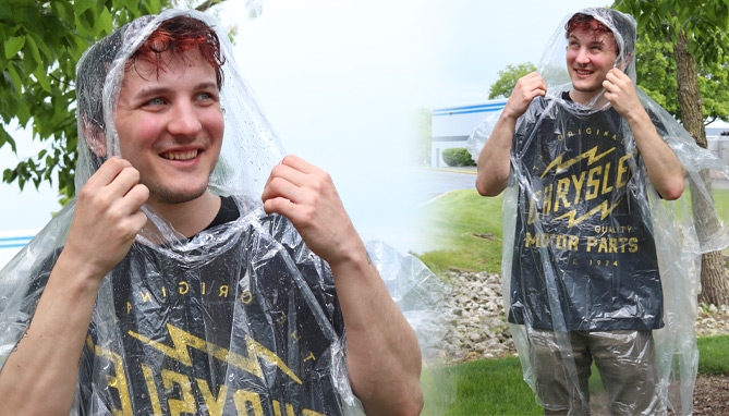 Picture 2 of Emergency Rain Poncho and Survival Tarp