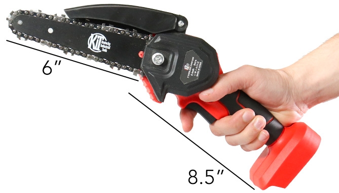 Picture 6 of Rechargeable 6in Handheld Chainsaw Kit