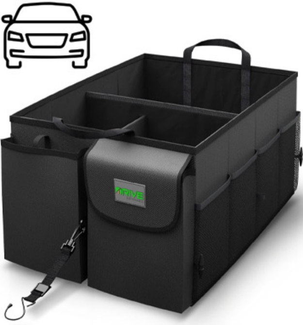 Picture 1 of Heavy Duty Collapsible Car Trunk Organizer 
