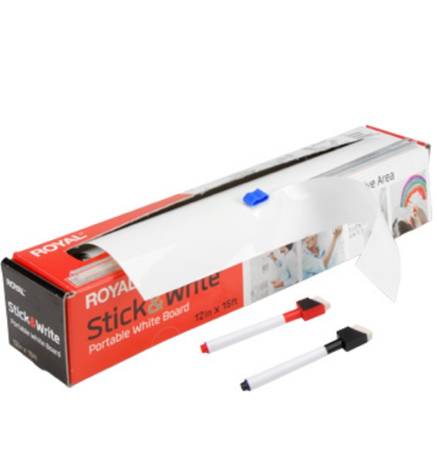Picture 8 of Stick And Write 15 Foot Roll Customizable White Board