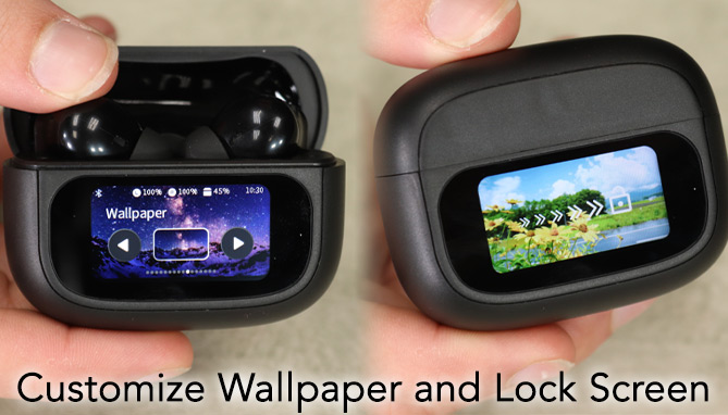 ANC True Wireless Earbuds with Touch Screen Smart Case - PulseTV