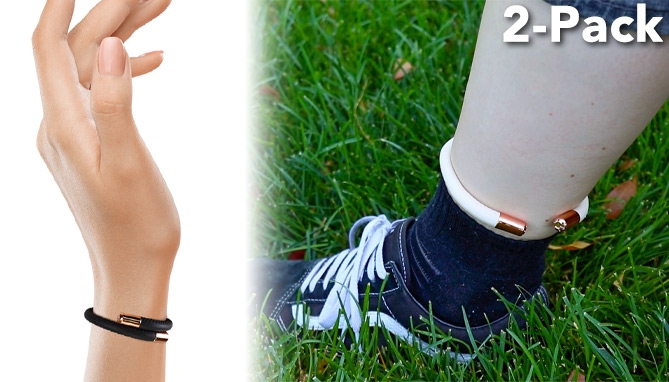 Picture 3 of 2-Pack Insect Repellent Bracelets With Refills: Repel Mosquitoes and More!     