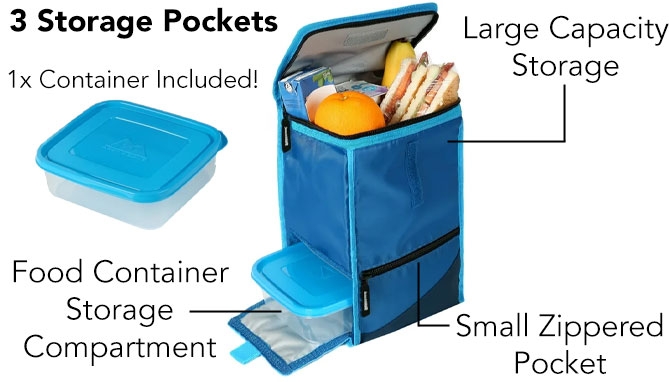 Picture 4 of Arctic Zone Insulated Lunchbox With Food Storage Container