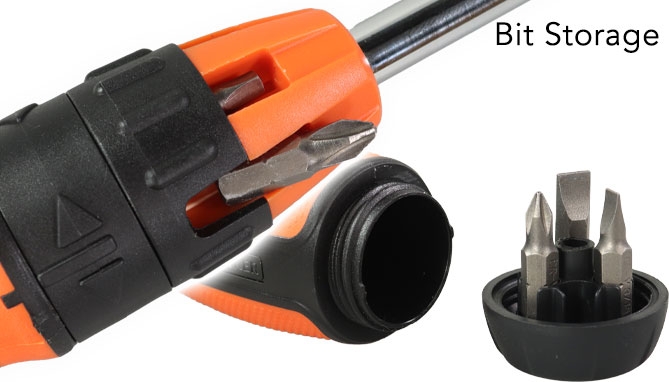Picture 3 of 10pc Ratchet  Screwdriver Set