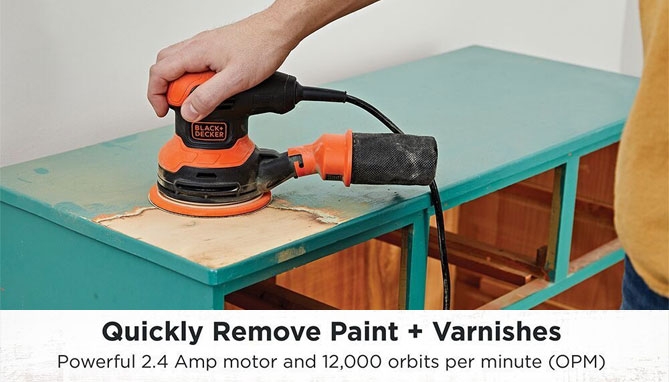 Picture 2 of Electric 2.4A Random Orbital Sander With 14,000 OPM