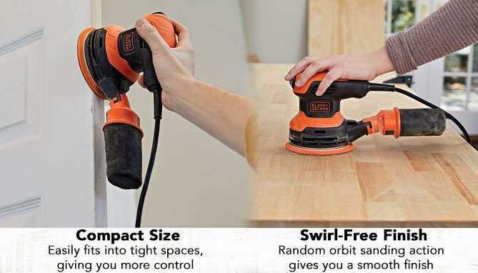 Picture 3 of Electric 2.4A Random Orbital Sander With 14,000 OPM