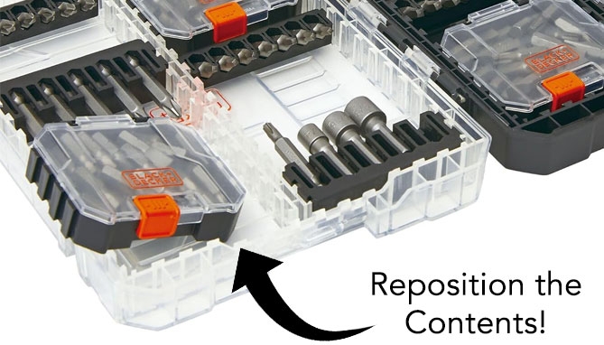 Picture 2 of 200 Piece Screwdriving Bit Set