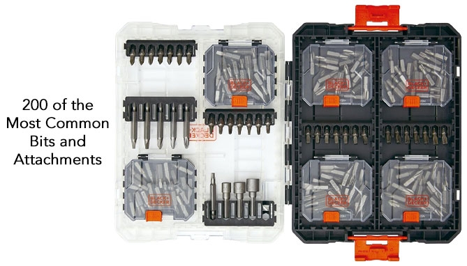 Picture 3 of 200 Piece Screwdriving Bit Set