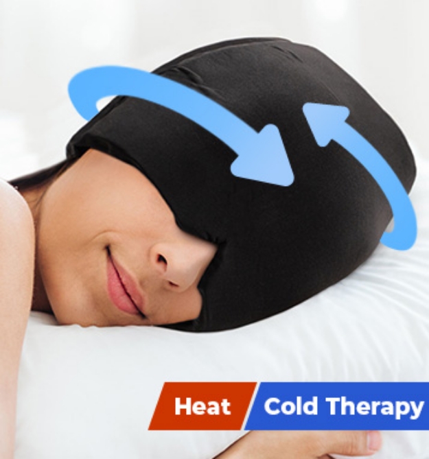 Picture 1 of Deluxe 360 Hot and Cold Migraine Relief Compression Cap