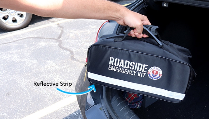 Picture 7 of Emergency USA Deluxe Roadside Kit with First Aid                                                                    