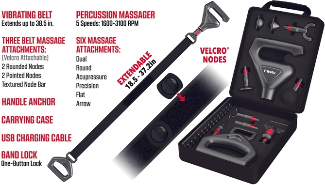 Picture 2 of 2-in-1 Vibraband Impact Massager and Belt Kit