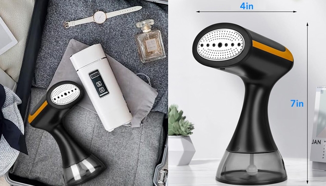 Picture 4 of Handheld 1100W Garment Steamer - Portable & Travel-Friendly