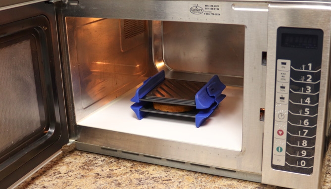 Picture 4 of DENTED/Dinged: Microwave Crisping Grill by Westinghouse