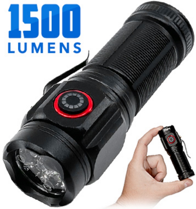 Picture 1 of Tactical Mini: 1500 Aluminum Flashlight
