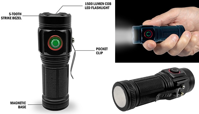 Picture 5 of Tactical Mini: 1500 Aluminum Flashlight