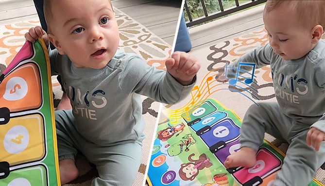 Picture 2 of Kids Interactive Musical Floor Playmat